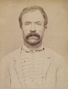Galau (ou Gallot). Louis. 53 ans, né à Meriziès (Tarn). Charron. Anarchiste. 21/8/93., 1893. Creator: Alphonse Bertillon