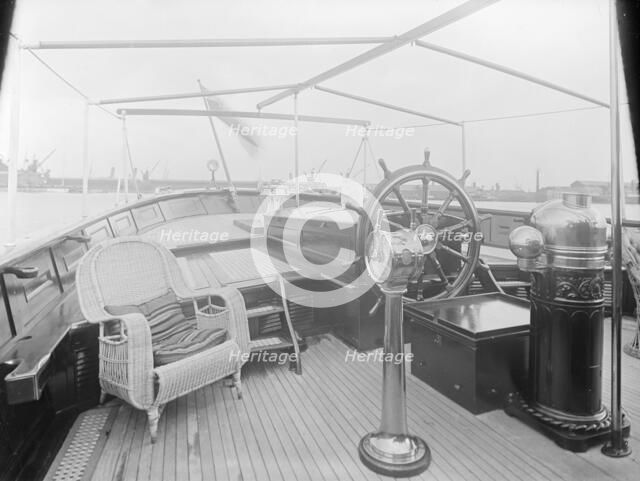 Gale damage on barge 'Beryl' (press print), 1936. Creator: Kirk & Sons of Cowes.