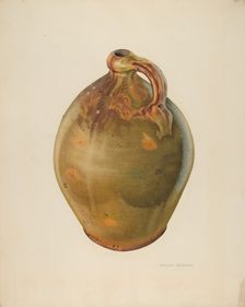 Galena Big Jug, c. 1938. Creator: William Spiecker