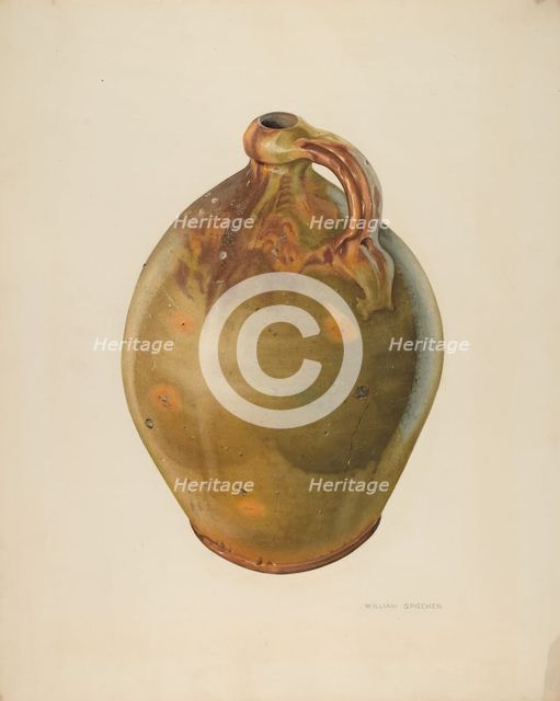 Galena Big Jug, c. 1938. Creator: William Spiecker.