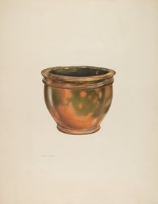 Galena Pottery (Bowl), 1938. Creator: Alfred Koehn