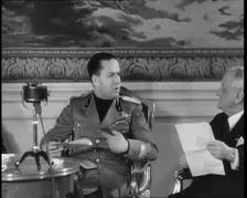 Galeazzo Ciano, Italian Foreign Minister Preparing to Speak, 1930s. Creator: British Pathe Ltd