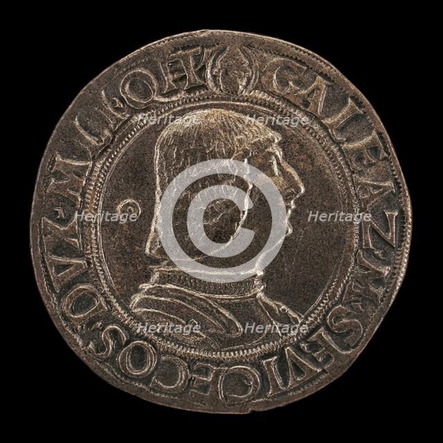 Galeazzo Maria Sforza, 1444-1476, 5th Duke of Milan 1466 [obverse], 16th century. Creator: Unknown.