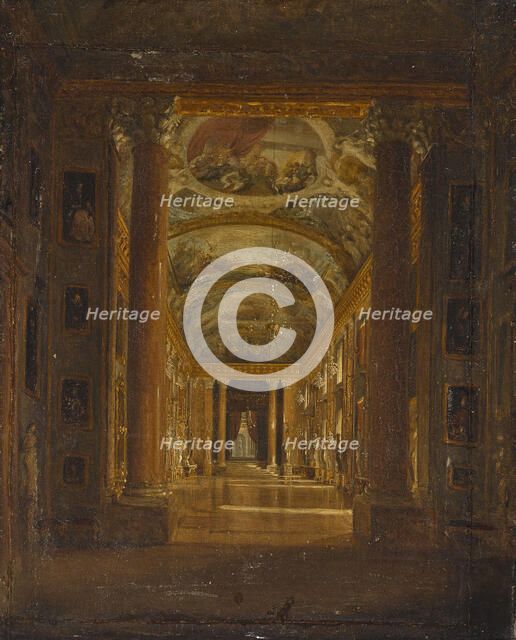 Galería Colonna, Sala Grande. Creator: Heuss, Eduard (Franz Eduard) von (1808-1880).