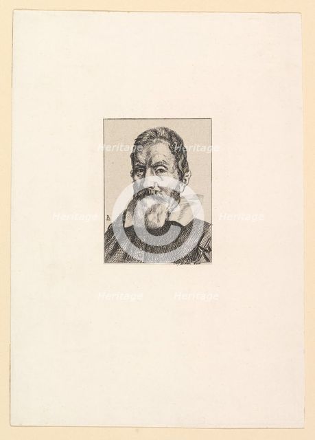 Galilée, 1862. Creator: Felix Bracquemond.