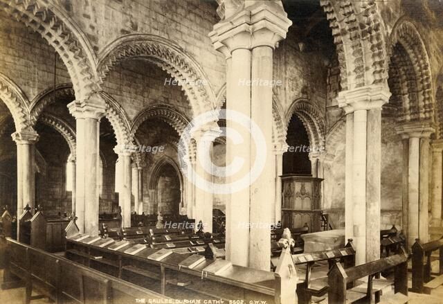 'Galilee Chapel, Durham Cathedral', 1893. Creator: Unknown.