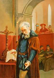 Galileo Galilei, (1564-1642), Italian astronomer, mathematician and physicist, 1886. Creator: Unknown