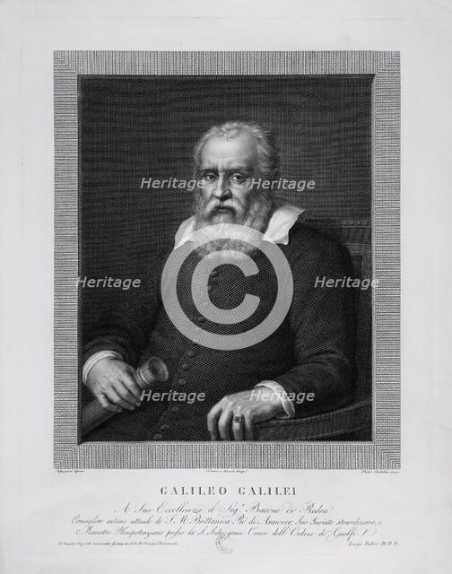 Galileo Galilei. Artist: Bettelini, Pietro (1763-1829)