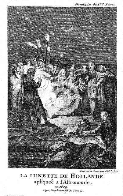 Galileo Galilei, Italian astronomer and mathematician, 1609 (1747). Artist: Jacques Philippe Le Bas