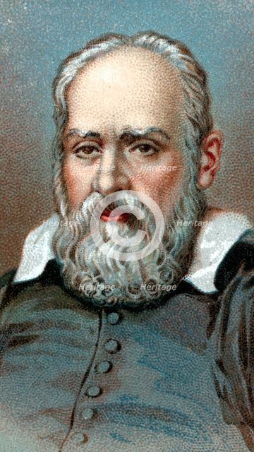 Galileo Galilei, Italian astronomer and mathematician, c1630s. Artist: Unknown