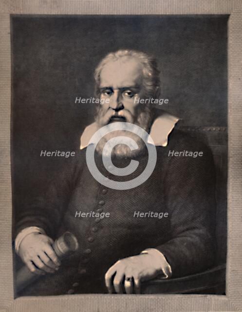 Galileo Galilei, Italian scientist, late 18th or early 19th century (1894). Artist: Pietro Antonio Leone Bettelini.