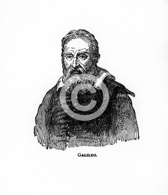 Galileo Galilei, Italian physicist, astronomer, and philosopher, (20th century). Artist: Unknown