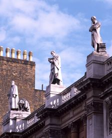 Galileo, Goethe and La Place, c1870. Creator: Dennis Gilbert