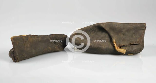 Galoshes, probably Central American, 1830-49. Creator: Unknown.