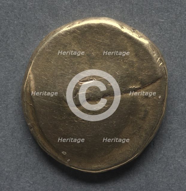 Gallo-Belgic type E (known as the Morini type) Stater (reverse), c. 57-45 B.C.. Creator: Unknown.