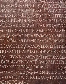 Gallo-Roman stone tablet. Artist: R Guillemot
