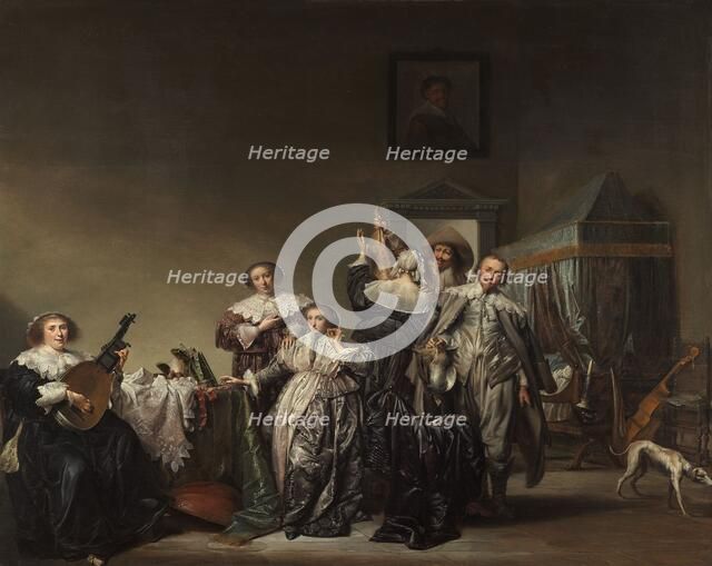 Gallant Company, 1633. Creator: Pieter Codde.