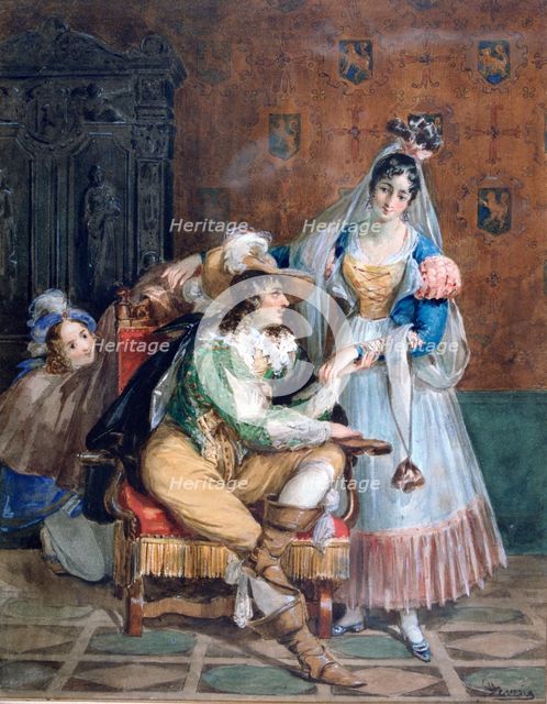 'Gallent', c1820-1857. Artist: Achille Deveria