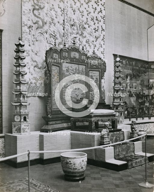 Gallery views of the 'International Exhibition of Chinese Art' held at the Royal Academy of...1935. Creator: Planet News Ltd.