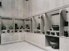 Gallery views of the International Exhibition of Chinese Art held at the Royal Academy, 1935. Creator: Unknown