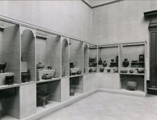 Gallery views of the International Exhibition of Chinese Art held at the Royal Academy, 1935. Creator: Unknown