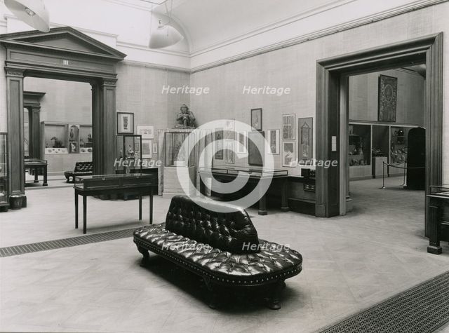 Gallery views of the 'International Exhibition of Chinese Art' held at the Royal Academy, 1935. Creator: Unknown.