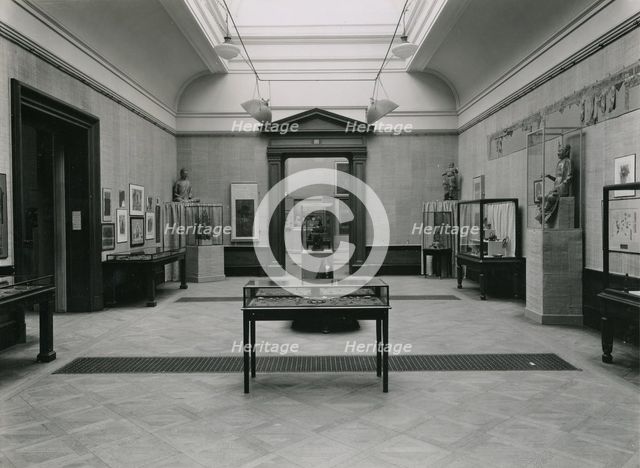 Gallery views of the 'International Exhibition of Chinese Art' held at the Royal Academy, 1935. Creator: Unknown.