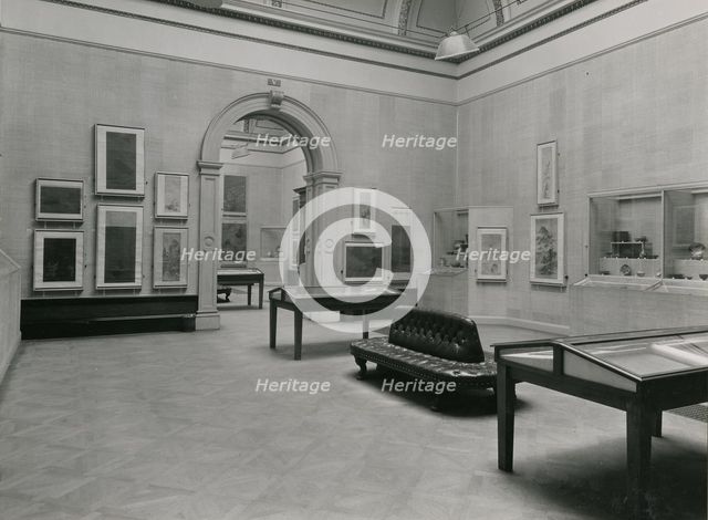 Gallery views of the 'International Exhibition of Chinese Art' held at the Royal Academy, 1935. Creator: Unknown.