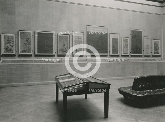 Gallery views of the 'International Exhibition of Chinese Art' held at the Royal Academy, 1935. Creator: Unknown.