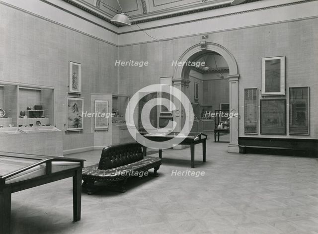 Gallery views of the 'International Exhibition of Chinese Art' held at the Royal Academy, 1935. Creator: Unknown.