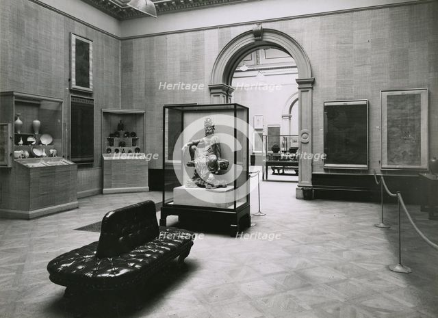 Gallery views of the 'International Exhibition of Chinese Art' held at the Royal Academy, 1935. Creator: Unknown.