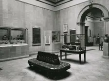 Gallery views of the International Exhibition of Chinese Art held at the Royal Academy, 1935. Creator: Unknown