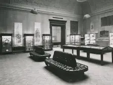 Gallery views of the International Exhibition of Chinese Art held at the Royal Academy, 1935. Creator: Unknown