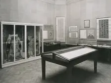 Gallery views of the International Exhibition of Chinese Art held at the Royal Academy, 1935. Creator: Unknown