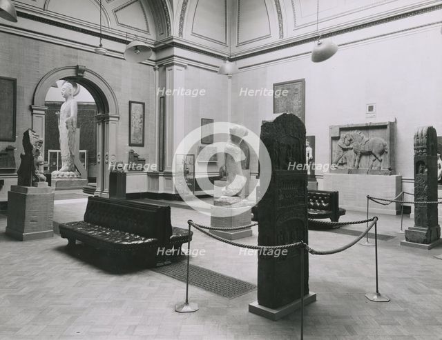 Gallery views of the 'International Exhibition of Chinese Art' held at the Royal Academy, 1935. Creator: Unknown.
