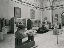 Gallery views of the International Exhibition of Chinese Art held at the Royal Academy, 1935. Creator: Unknown
