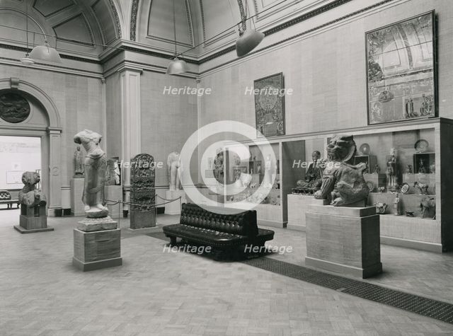 Gallery views of the 'International Exhibition of Chinese Art' held at the Royal Academy, 1935. Creator: Unknown.