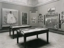 Gallery views of the International Exhibition of Chinese Art held at the Royal Academy, 1935. Creator: Unknown