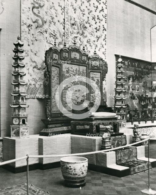 Gallery views of the International Exhibition of Chinese Art  held at the Royal Academy...1935. Creator: Unknown.