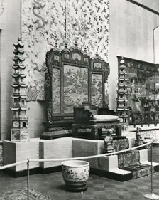 Gallery views of the International Exhibition of Chinese Art held at the Royal Academy...1935. Creator: Unknown