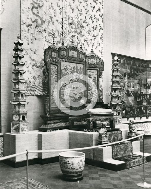 Gallery views of the International Exhibition of Chinese Art  held at the Royal Academy...1935. Creator: Unknown.