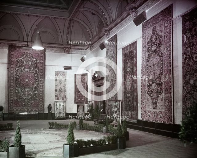 Gallery III during the International Exhibition of Persian Art, at the Royal Academy of Arts, 1931. Creator: Unknown.