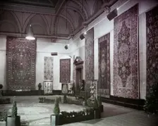 Gallery III during the International Exhibition of Persian Art, at the Royal Academy of Arts, 1931. Creator: Unknown