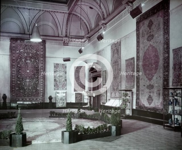 Gallery III,  the International Exhibition of Persian Art, at the Royal Academy of Arts, 1931. Creator: Unknown.