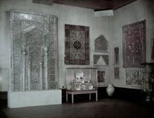 Gallery IV, the International Exhibition of Persian Art, at the Royal Academy of Arts, 1931. Creator: Unknown