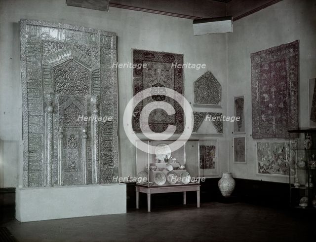 Gallery IV, the International Exhibition of Persian Art, at the Royal Academy of Arts, 1931. Creator: Unknown.