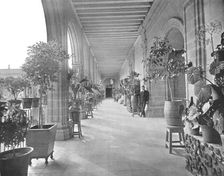 Gallery of the School of La Paz (Vizcainas), Mexico City, Mexico, c1900. Creator: Unknown