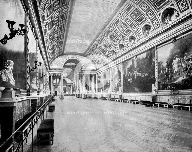 Gallery of Battles, Versailles, France, 1893.Artist: John L Stoddard