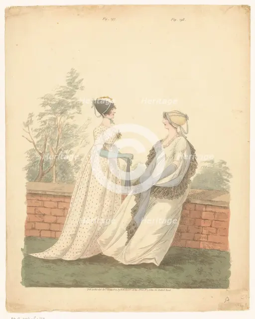 Gallery of Fashion, 1801. Creator: Anon.