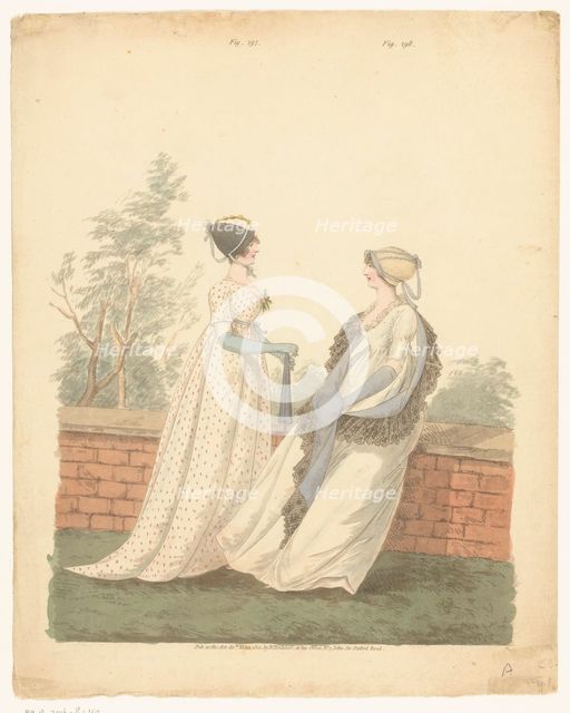 Gallery of Fashion, 1801. Creator: Anon.